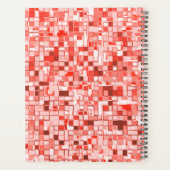 Überlappen von Mini-Quadraten, Farben von Korallen Planer (Rückseite)