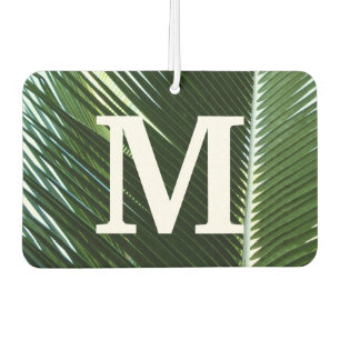 Überlappen von Palm Fronds Tropical Green Abstrakt Autolufterfrischer