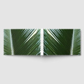 Überlappen von Palm Fronds Tropical Green Abstrakt Gästebuch (Voll)