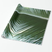 Überlappen von Palm Fronds Tropical Green Abstrakt Geschenkpapier (Ungerollt)