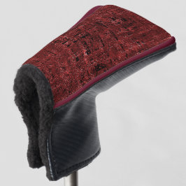 Überlappen von roten kleinen Quadraten, lackiert Golf Headcover