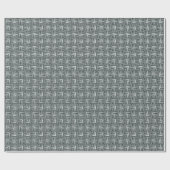 Überlappen von Silver Squares Geschenkpapier (Flach)