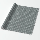 Überlappen von Silver Squares Geschenkpapier (Ungerollt)