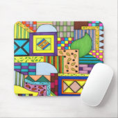 Überlappende Blöcke Mousepad (Mit Mouse)
