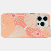 Überlappende chinesische Fächer Case-Mate iPhone Hülle (Rückseite (Horizontal))