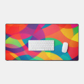 Überlappende Farben Schreibtischunterlage (Tastatur & Maus)