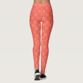 Überlappende geometrische Muster auf Leggings (Rückseite)