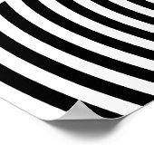 Überlappende konzentrische Kreise Poster (Ecke)