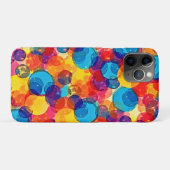 Überlappende Kreise Farbchaos Kunst Case-Mate iPhone Hülle (Rückseite (Horizontal))