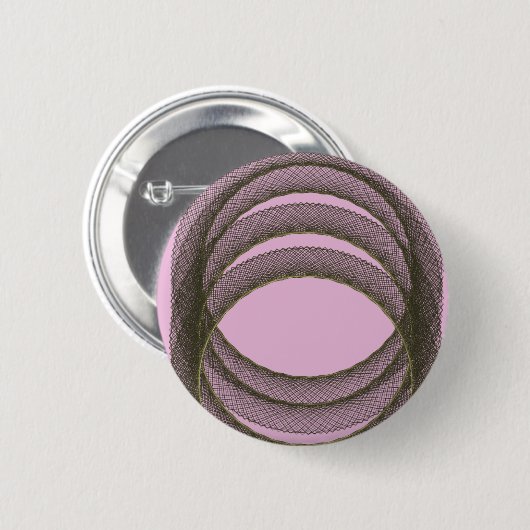 überlappende Kreise im lila Hintergrund abstrakt Button (Vorne & Hinten)