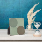 Überlappende Kreise Minimalistischer Abstract Fotoplatte (InSitu)