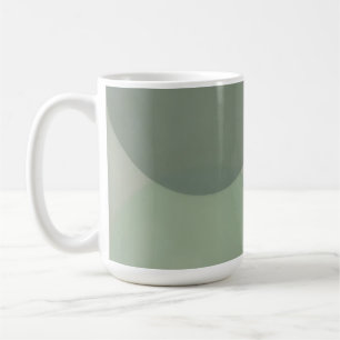 Überlappende Kreise Minimalistischer Abstrakt Kaffeetasse