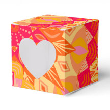 Überlappende Mandala Orange Pink Gelb