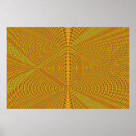 Überlappende pataphysikalische Spiralen var 2 Poster