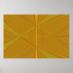 Überlappende pataphysikalische Spiralen var 2 Poster