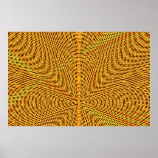 Überlappende pataphysikalische Spiralen var 2 Poster (Vorne)