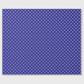Überlappende Schaltkreise für das Design von Navy Geschenkpapier (Flach)