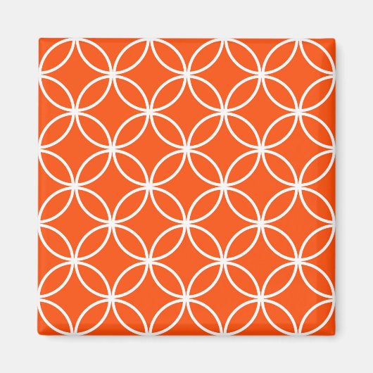 Überlappende Schaltkreise für moderne Design in Or Magnet (Vorne)
