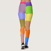 Überlappende Skalen Kreismuster Leggings (Rückseite)