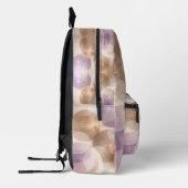 Überlappende transparente Kreise AI-Kunst Bedruckter Rucksack (Links)