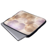 Überlappende transparente Kreise AI-Kunst Laptopschutzhülle (Vorne Knopf)