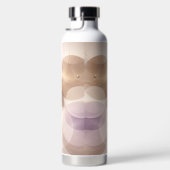 Überlappende transparente Kreise AI-Kunst Trinkflasche (Rechts)