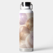 Überlappende transparente Kreise AI-Kunst Trinkflasche (Rückseite)