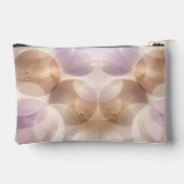 Überlappende transparente Kreise AI-Kunst Zubehörtasche (Rückseite)