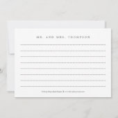 Überlappte Fotos Danke Karte (Rückseite)