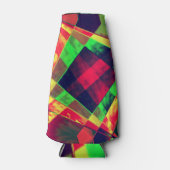 Überlappte und gerahmte Rechtecke Flaschenkühler (Vorderseite)