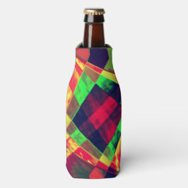 Überlappte und gerahmte Rechtecke Flaschenkühler