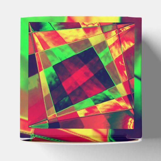 Überlappte und gerahmte Rechtecke Geschenkschachtel (Oben)