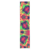 Überlappte und gerahmte Rechtecke Kurzer Tischläufer (Vorderseite)