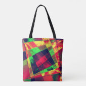 Überlappte und gerahmte Rechtecke Tasche (Rückseite)