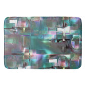 Überlappung des Gradienten grün und farbig in weic Badematte (Vorderseite)