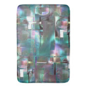 Überlappung des Gradienten grün und farbig in weic Badematte (Vorderseite Vertikal)