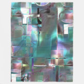 Überlappung des Gradienten grün und farbig in weic Fleecedecke (Vorderseite)