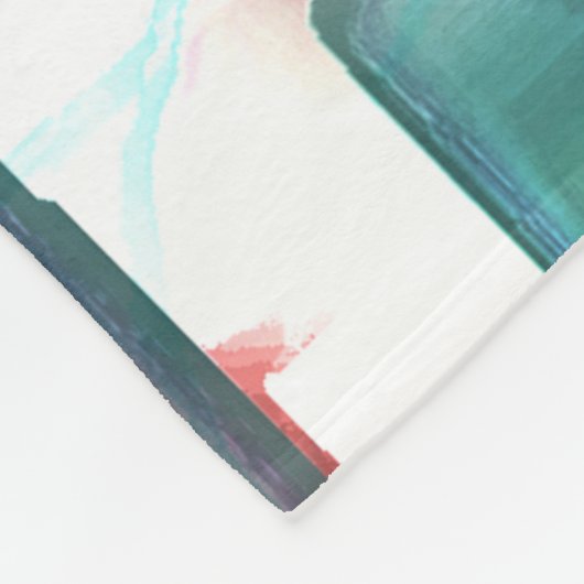 Überlappung des Gradienten grün und farbig in weic Fleecedecke (Ecke)