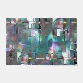 Überlappung des Gradienten grün und farbig in weic Fußmatte (Vorderseite)