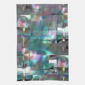 Überlappung des Gradienten grün und farbig in weic Geschirrtuch (Vertikal)