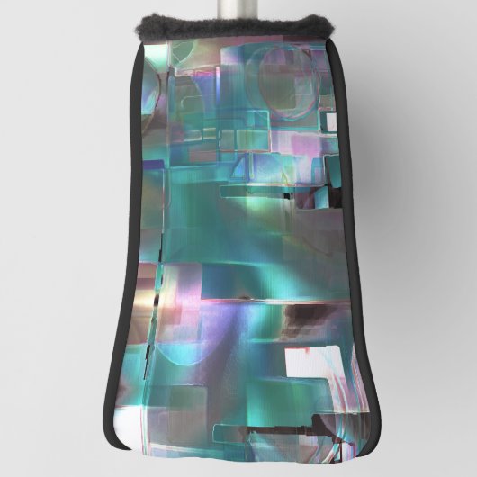 Überlappung des Gradienten grün und farbig in weic Golf Headcover (Rotieren 90)