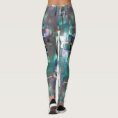 Überlappung des Gradienten grün und farbig in weic Leggings (Rückseite)