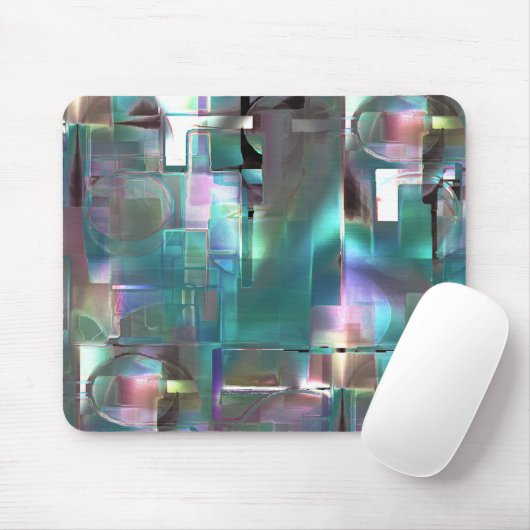 Überlappung des Gradienten grün und farbig in weic Mousepad (Mit Mouse)