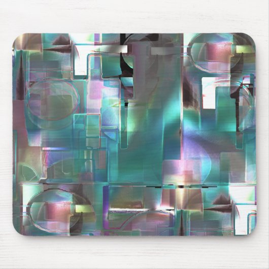 Überlappung des Gradienten grün und farbig in weic Mousepad (Vorne)