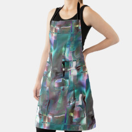 Überlappung des Gradienten grün und farbig in weic Schürze