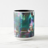 Überlappung des Gradienten grün und farbig in weic Tasse (Zentrum)