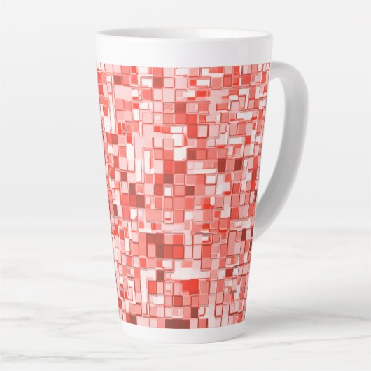 Überlappung kleiner Quadrate, Korallenfarben oder Milchtasse (Rechte Ecke)