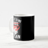 Überlass es hatte einen Plan lustiger sarkastische Kaffeetasse (Vorderseite Links)
