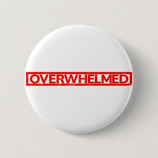 Überlastete Briefmarke Button (Vorderseite)