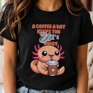 Überlastung der Keuschheit: Baby Axolotl Sipping C T-Shirt